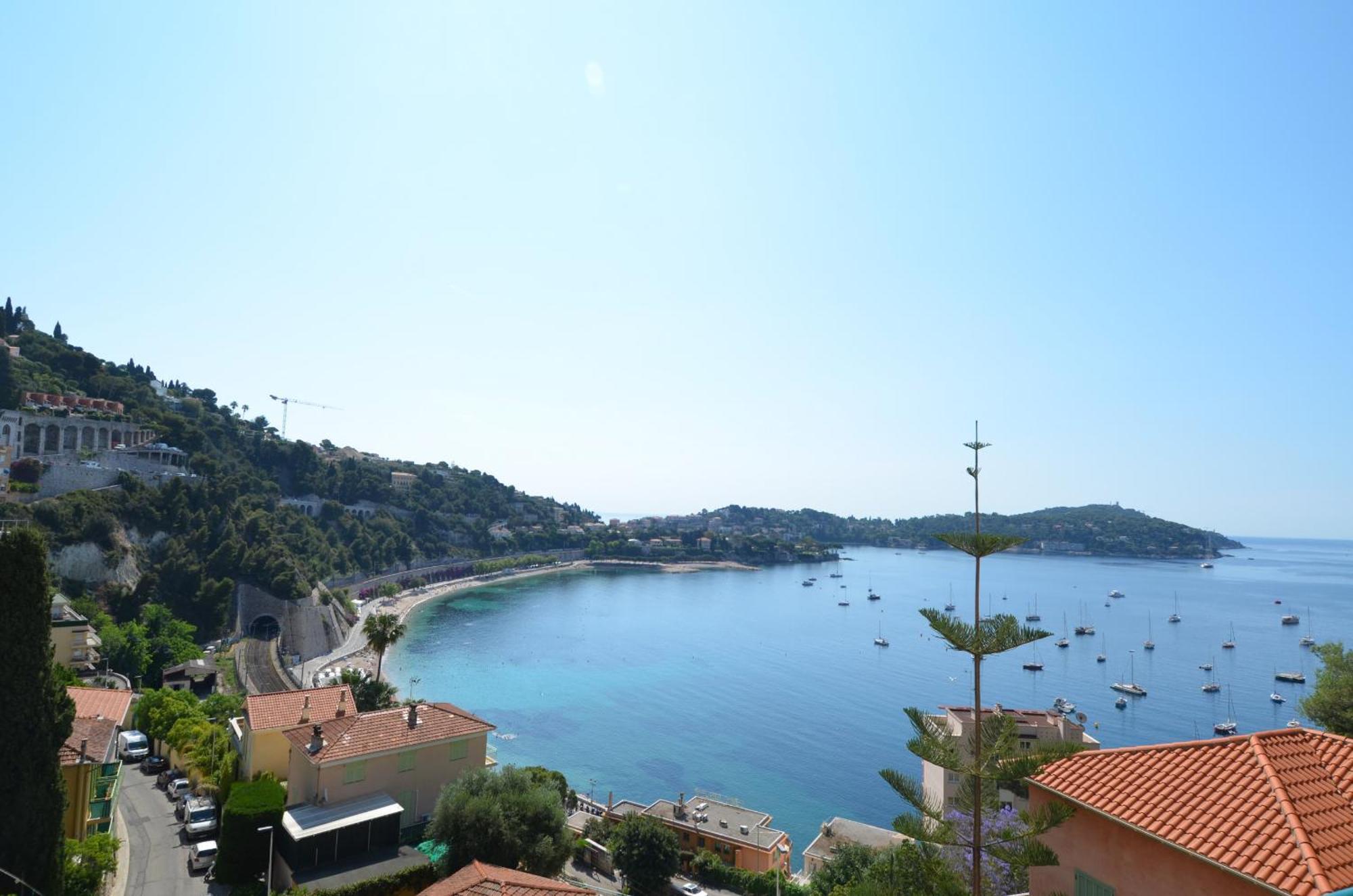 Nereides - Appartement 4 Personnes Avec Vue Mer Exceptionnelle A วีลล์ฟรองซ์-ซูร์-แมร์ ภายนอก รูปภาพ